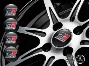 Toyota Pegatinas de Rueda Versión Etiquetas Bombadas de Resina